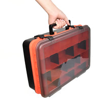 Load image into Gallery viewer, Storage: Tools / Tackle Box. Double Layer. Portable
