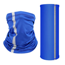 Load image into Gallery viewer, Safety Wear: High Visibility Neck Gaiter. Reflective. Summer Bandana. Wind/ Dust /Sun Protection.
