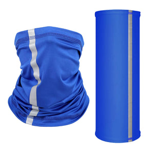 Safety Wear: High Visibility Neck Gaiter. Reflective. Summer Bandana. Wind/ Dust /Sun Protection.