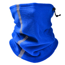 Load image into Gallery viewer, Head Gear: Gaiter: Fleece Neck Warmer. Reflective. Adjustable Drawstring. Windproof. Various Colors.
