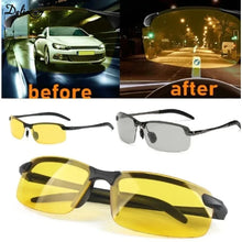Load image into Gallery viewer, Eyewear: Anti-UV Night Vision Sunglasses. Day Night Driving. Polarized.

