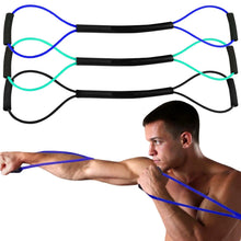 Load image into Gallery viewer, Fitness: Elastic Resistance Band.  Comfort Handles. Strength Tension Rope. Note: Single B.and

