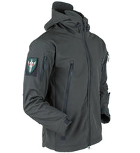 Load image into Gallery viewer, Coats / Jackets: by CHRLCK. Winter Autumn Waterproof Jacket.  Windproof. SoftShell. Hooded. Solid or Camo Colors
