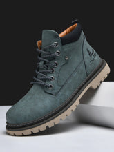 Load image into Gallery viewer, Boots:  Leather Ankle Boot. High Top. Anti Slip. Handmade.  (See Images for Size conversions)
