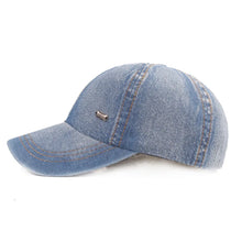 Load image into Gallery viewer, Head Gear; Vintage Washed Cotton Baseball Cap. Denim. Adjustable. Low Profile. Various Colors
