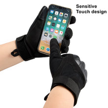 Load image into Gallery viewer, Gloves by Airsoft: Military Full Finger Gloves. Touchscreen. Protective Nylon.
