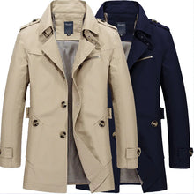Load image into Gallery viewer, Coats / Jackets: Off Duty Long Windbreaker. Trench Coats. Streetwear and Dinner Out
