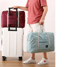 Load image into Gallery viewer, Travel Bag / Storage: 2 Pack Foldable Travel Duffel Bag. Airlines Carry on. Weekender/ Overnight / Gym Duffel. Various Colors..
