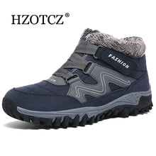 Load image into Gallery viewer, Boots: by HZOTCZ.  Plush inside. Waterproof. Warm Casual Ankle Boots. Work Safety.
