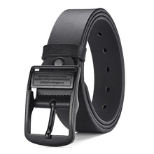 Load image into Gallery viewer, Pants / Accessories: Leather Belt, Black Buckle. Tough Styling.
