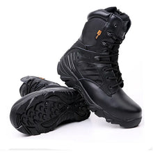 Load image into Gallery viewer, Boots:  Special Force Styling. Leather. Waterproof. Desert Combat High Top.
