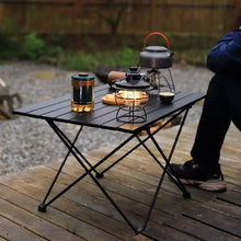 Cargar imagen en el visor de la galería, Gadget / Outdoors: Portable Folding Table. Carbon Steel Frame. Multifunctional Truckside Use.
