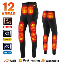 Load image into Gallery viewer, Coats / Jackets: Thermal Heated Underwear. USB Electric Heating. Fleece Long Johns.
