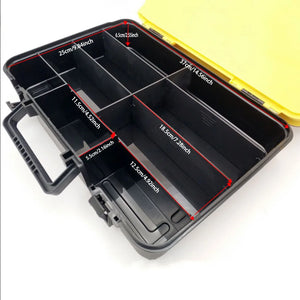 Storage: Tools / Tackle Box. Double Layer. Portable