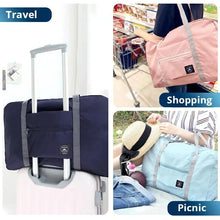 Load image into Gallery viewer, Travel Bag / Storage: 2 Pack Foldable Travel Duffel Bag. Airlines Carry on. Weekender/ Overnight / Gym Duffel. Various Colors..
