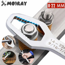 Load image into Gallery viewer, Gadget: 8-22mm Universal Wrench. Board Adjustable Double-head Torx Spanner Self-tightening Glasses Wrench Multi-purpose Hand Tool
