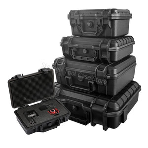 Travel Case / Storage: Plastic Tool Box. Waterproof. Hard Carry Case. Toolbox Organizer