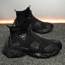 Load image into Gallery viewer, Boots: Ankle Boot: Lightweight. WAter repellant. Thick soled. Stylish Comfort Safety.
