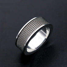 Load image into Gallery viewer, Wristwear/ WRings: Titanium Steel Stainless Steel Mesh Ring.
