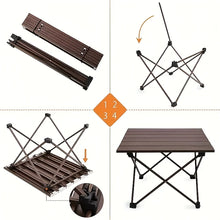 Cargar imagen en el visor de la galería, Outdoors: 1pcSmall  Folding Table. Stainless Steel. Multifunctional. Outdoor Table for Beach Picnic, BBQ, Hiking, Cooking
