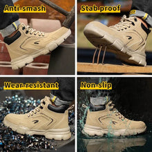 Load image into Gallery viewer, Boots: Steel Toe Safety Work Boots. Indestructible Construction. Puncture Proof. Protective Footwear,
