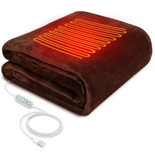 Load image into Gallery viewer, Gadgets : USB Electric Blanket. 3 Heat Settings. Timing Function. Soft and Wearable.
