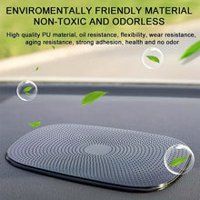 Load image into Gallery viewer, Gadgets: Stick Dash Mat. Non-Slip Mat. Slip/ Slide-Proof. Adhesive for Cell Phone. Mobile Holder or Other. Black Silicone
