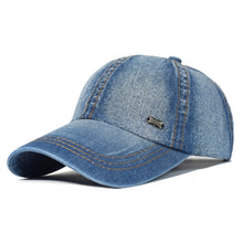 Load image into Gallery viewer, Head Gear; Vintage Washed Cotton Baseball Cap. Denim. Adjustable. Low Profile. Various Colors
