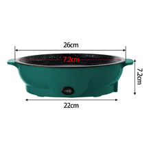Cargar imagen en el visor de la galería, Gadgets: Electric Skillet. 110V. Nonstick Stay Cool Handles. Small Skillet Cooking. Bowl shape is great for soups.
