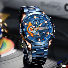 將圖片載入圖庫檢視器 Watches: Stainless Steel.  Creative Fashion Luminous Dial with Chronograph. Various Styles
