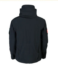Load image into Gallery viewer, Coats / Jackets: by CHRLCK. Winter Autumn Waterproof Jacket.  Windproof. SoftShell. Hooded. Solid or Camo Colors
