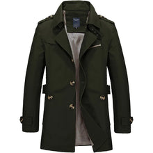 Load image into Gallery viewer, Coats / Jackets: Off Duty Long Windbreaker. Trench Coats. Streetwear and Dinner Out

