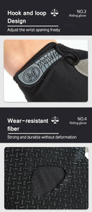 Gloves: Driving Comfort. Fingerless. Anti-Slip. Shock-Absorbing Gel Palm. Breathable. Sports. Various Colors.