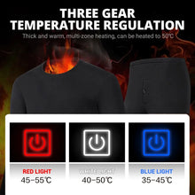 Load image into Gallery viewer, Coats / Jackets: Thermal Heated Underwear. USB Electric Heating. Fleece Long Johns.
