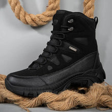 Cargar imagen en el visor de la galería, Boots: Four Season Style Boots. Waterproof. Non-slip. Ankle Height. Wear-resistant. Canvas and Rubber
