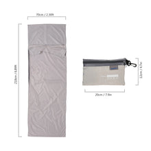 Load image into Gallery viewer, Outdoors: Sleeping Bag. Lightweight. Sleeping Bag LINER. Polyester. Portable. 75*210CM
