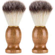 Load image into Gallery viewer, Grooming: Natural Badger Hair Shaving Brush. Barber Style Beard Brush .
