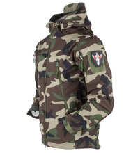 Load image into Gallery viewer, Coats / Jackets: by CHRLCK. Winter Autumn Waterproof Jacket.  Windproof. SoftShell. Hooded. Solid or Camo Colors
