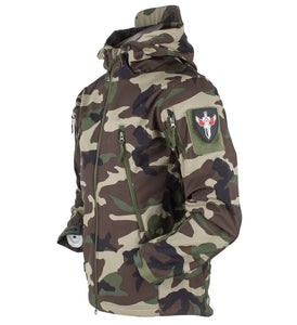 Coats / Jackets: by CHRLCK. Winter Autumn Waterproof Jacket.  Windproof. SoftShell. Hooded. Solid or Camo Colors