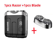 Load image into Gallery viewer, Gadgets / Grooming: Mini Electric SMART Shaver. Digital Display. Dual Blade. Rechargeable
