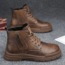 Load image into Gallery viewer, Boots:  Safety Boot. Work or Dress. Protective Working Shoes. Rustic and Rugged. (See Images for Size conversions)
