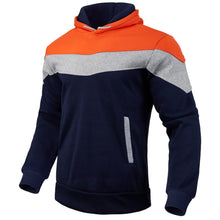 Load image into Gallery viewer, Coats / Jackets: Patchwork Hoodie. Fleece Thermal Hooded Sweatshirt. Various Colors.
