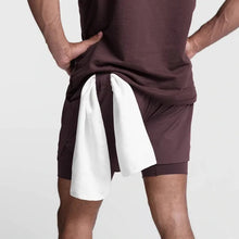 Load image into Gallery viewer, Fitness: Shorts by Kaierkang. Breathable Double Layer Sport Shorts. Quick Dry.  Stretch Pocket
