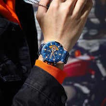 將圖片載入圖庫檢視器 Watches: Stainless Steel.  Creative Fashion Luminous Dial with Chronograph. Various Styles
