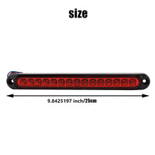 Load image into Gallery viewer, Gadgets / Brake Light: 2Pcs 10 inch 15 LED Trailer Truck  Rear Brake Light.  Stop, Turn, Side Marker Lights Waterproof (Red)
