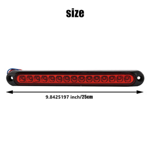 Gadgets / Brake Light: 2Pcs 10 inch 15 LED Trailer Truck  Rear Brake Light.  Stop, Turn, Side Marker Lights Waterproof (Red)