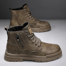 Load image into Gallery viewer, Boots:  Safety Boot. Work or Dress. Protective Working Shoes. Rustic and Rugged. (See Images for Size conversions)
