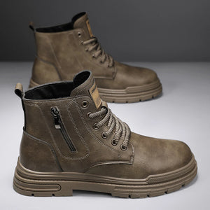 Boots:  Safety Boot. Work or Dress. Protective Working Shoes. Rustic and Rugged. (See Images for Size conversions)
