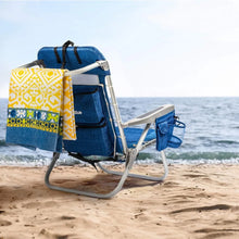 Load image into Gallery viewer, Outdoors: Beach Chair. 5 Positions Recliner. Cooler Pouch. Towel Bar. *2 Pack*
