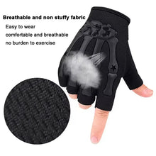 Load image into Gallery viewer, Gloves: Non-slip. Half Fingered. Velcro Wrist Strap
